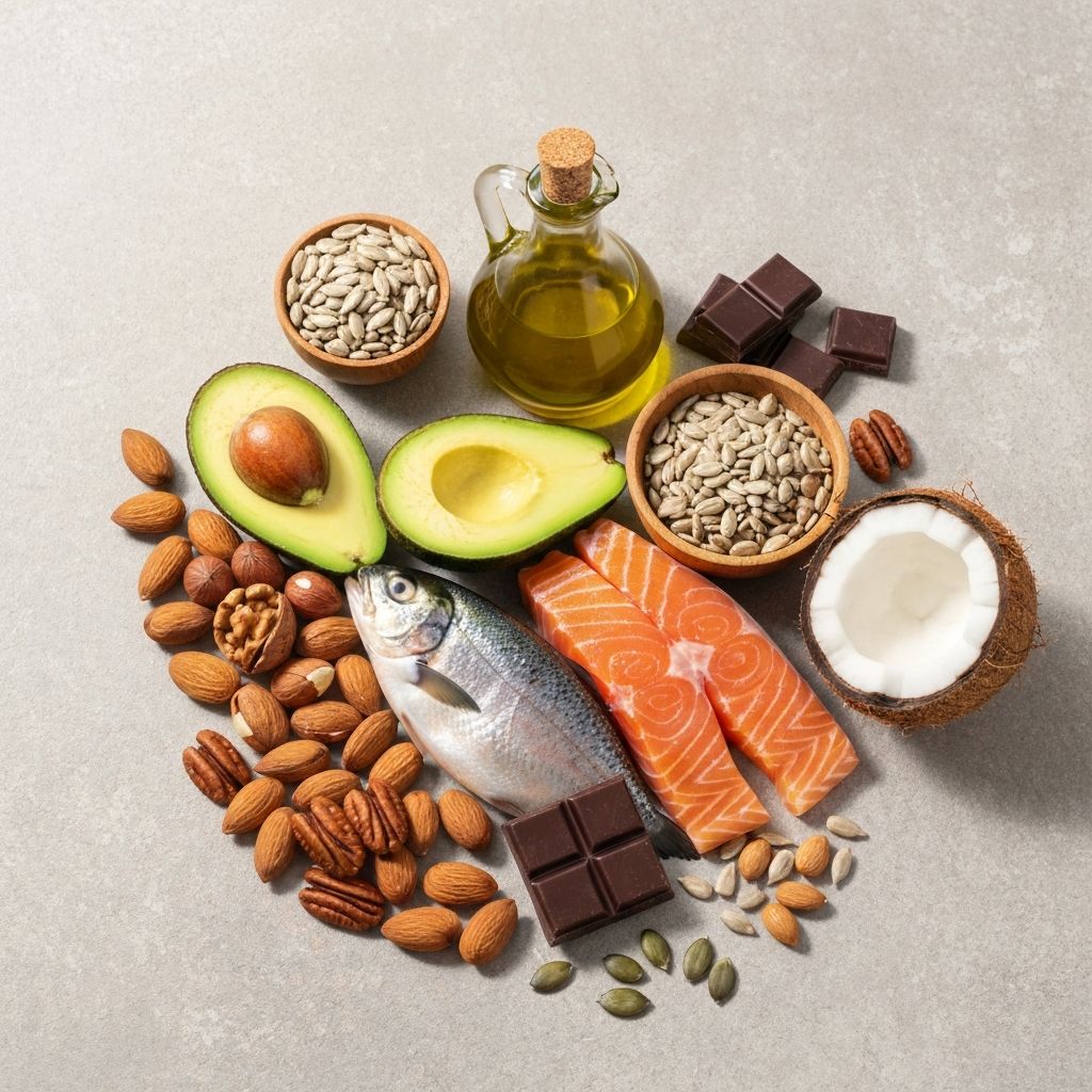 Healthy fats sources